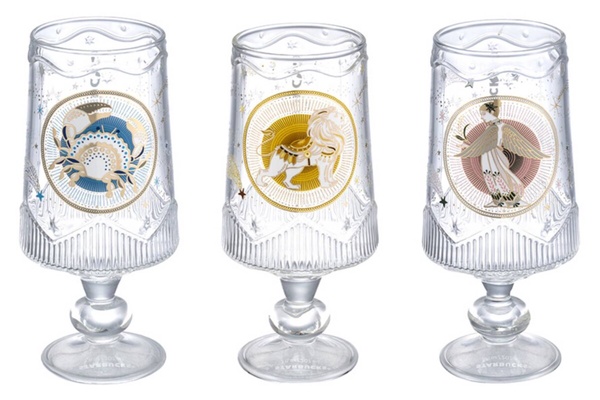 星巴克2023星座杯！星巴克首賣高質感「12星座玻璃杯」，立體燙金＋高腳杯「這天」開賣