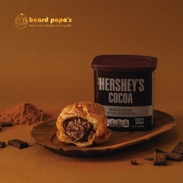 巧克力控開吃！beard papa’s 推Hershey's巧克力泡芙、亞尼克開賣榛果厚巧克力生乳捲
