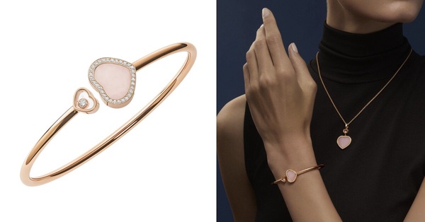2024情人節愛心珠寶飾品推薦7：CHOPARD蕭邦 HAPPY HEARTS手環