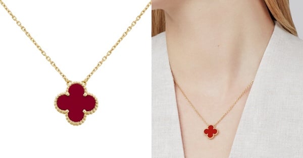 Van Cleef &amp;amp; Arpels梵克雅寶保值1:Alhambra系列Vintage Alhambra吊墜