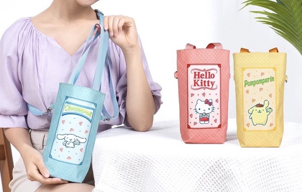 7-11「三麗鷗周邊」開賣!KITTY斜揹袋、酷洛米毛巾、大耳狗酷樂杯、公仔盲盒可愛必收