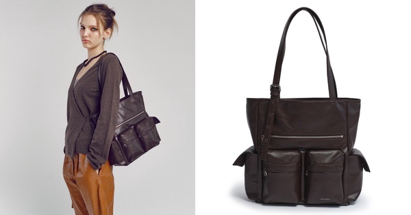 2023秋冬「棕色系平價包」推薦4：SAMO ONDOH Pocket Shopper Bag NT$4,830