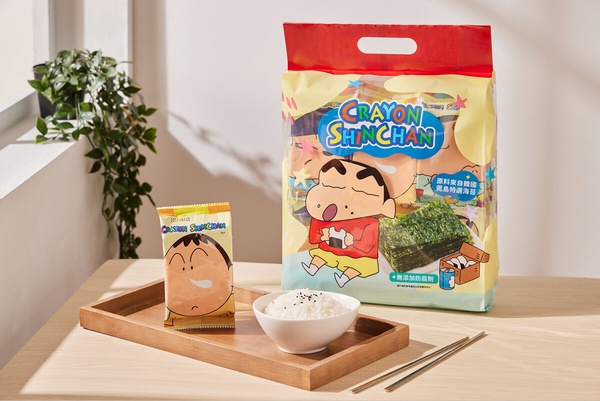 蠟筆小新在全聯!全聯開賣「蠟筆小新海苔禮盒」,小新、阿呆現身,還有小白狗屋必收藏