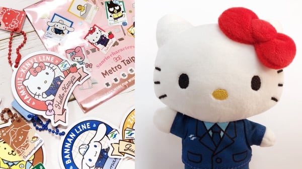 KITTY化身列車長!台北捷運 x 三麗鷗周邊,悠遊卡、吊飾、帆布袋必收,18款售價一次看