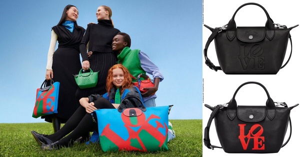 2023輕奢包推薦推薦1: LONGCHAMP X ROBERT INDIANA 迷你手提包Taipei 101旗艦店限定 NT$21,000