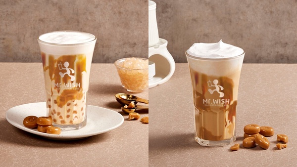 MrWISH太妃糖新飲品、加菲貓飲料提袋