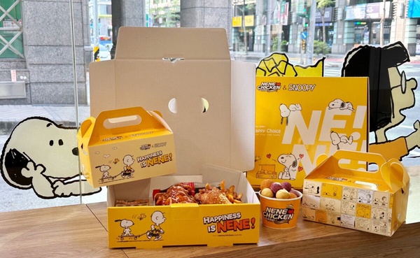 史努比粉絲衝!NENE CHICKEN史努比聯名紙盒、主題店太可愛,再推「霜降韓國烤肉炸雞」