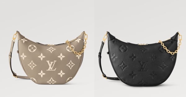 Louis Vuitton Loop Hobo大號 (左)NT$103,000、(右)NT$98,500