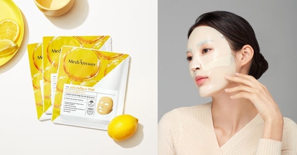 2023 Olive Young開架面膜推薦7:MediAnswer超貼合維他命膠原蛋白緊緻亮肌凝膠面膜