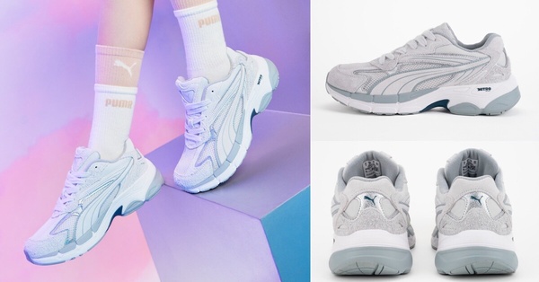 2023高質感系灰色球鞋1：PUMA Teveris Nitro Metallic NT$3,580