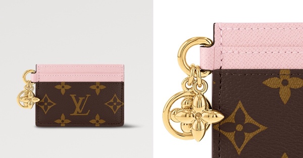 LV聖誕假日系列推薦1：LV Charms 名片夾 NT$11,900