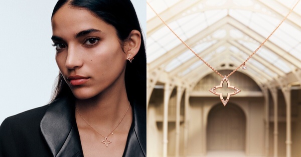 LV聖誕假日系列推薦10：Louis Vuitton Blossom吊墜配玫瑰K金及鑽石 NT$143,000