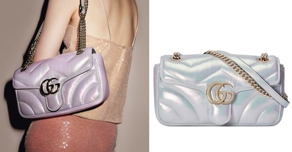 12星座命定精品包推薦：天秤座 GUCCI Marmont炫彩蓬蓬肩背包 NT$111,500