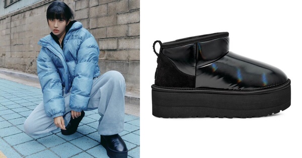 UGG最新鞋款推薦9：Ultra Mini Platform Hi Shine雪靴 NT$6,380