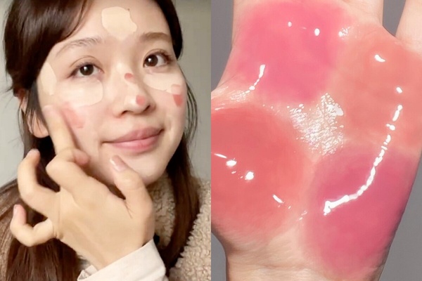 唇膏粉底疊加技巧，粉嫩輕透底妝