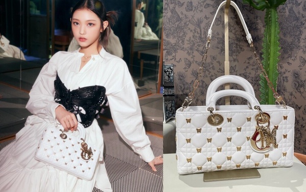 Dior 2024早春度假系列必收1：中碼LADY D-JOY手袋 HK$45,500 (約NT$183,446）