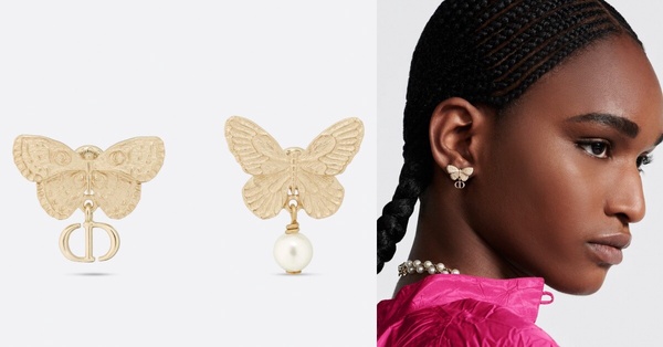 Dior 2024早春度假系列必收5：Dior MÉTAMORPHOSE耳環 NT$17,500