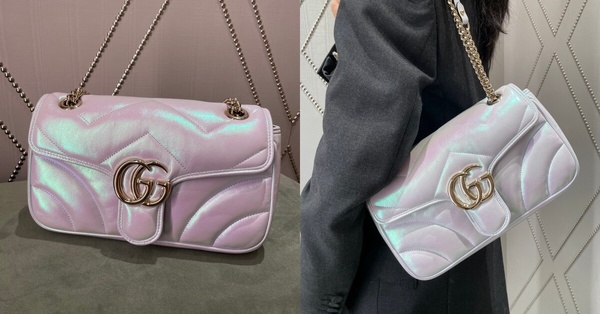 GUCCI假日禮讚系列必收1：GG MARMONT炫彩肩背包 $111,500