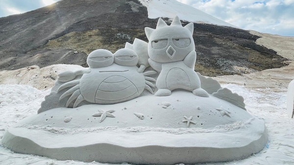 Hello Kitty來了！台南七股鹽山ｘ三麗鷗明星Kitty、酷企鵝、蛋黃哥現身送三麗鷗明信片