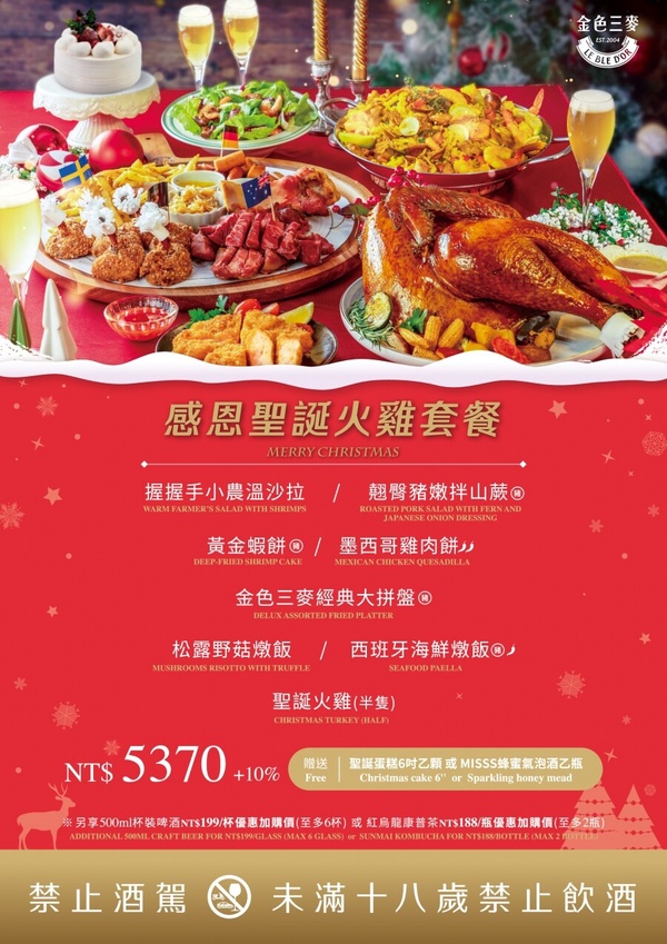 2023聖誕跨年餐廳推薦！！