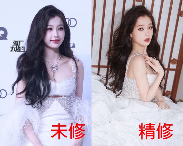 GQ盛典14位陸劇明星精修vs未修！楊紫進步了，白鹿不土了，吳磊顏值驚人，楊冪美出天際