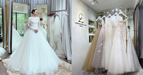 2024婚紗推薦：CORONATION.LACE 香檳蕾絲訂製婚紗
