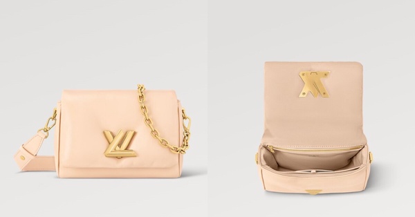 2024 Pantone柔和桃包包推薦：Louis Vuitton Twist MM，NT$160,000