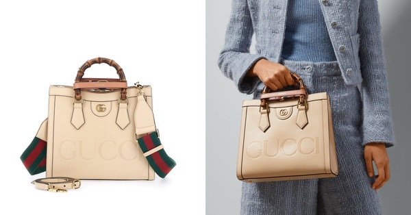 2024 Pantone柔和桃包包推薦：GUCCI DIANA手袋，NT153,500