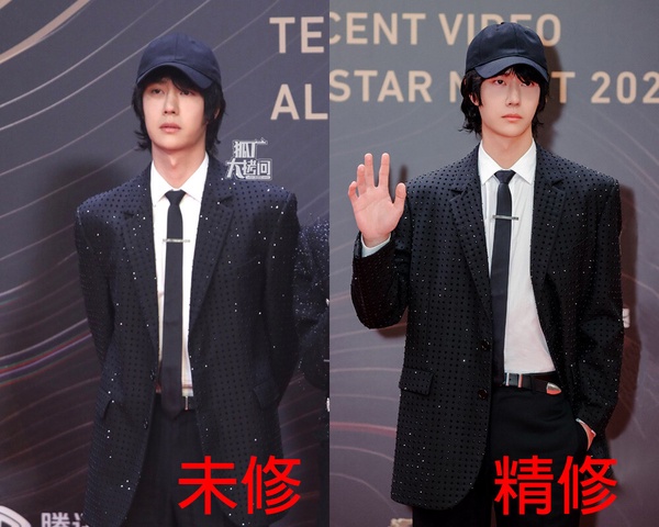 16位陸劇明星紅毯精修&amp;amp;amp;amp;amp;amp;amp;amp;未修!趙露思甜，熱巴美成精靈，吳磊帥成霸總，王鶴棣帥成美猴王