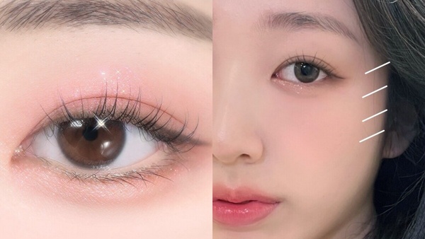 方圓臉眉型、眼妝自救，縮窄面寬