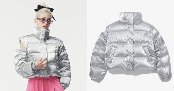 超保暖羽絨外套推薦11：The North Face White Label GLOSSY DT DOWN JACKET，358,000韓元（約NT$8,604）