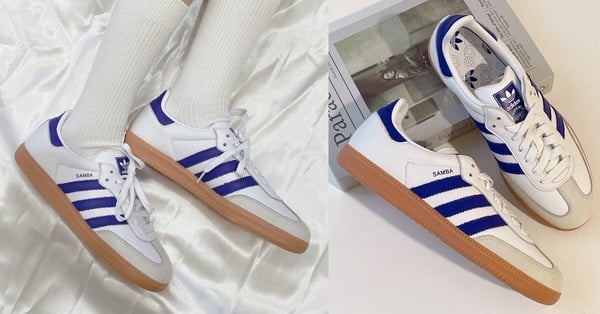 adidas Originals Samba OG經典藍色,NT$3,490