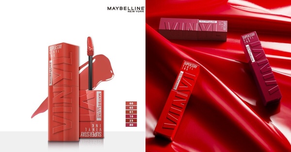 康是美2023熱銷唇彩排行榜TOP3：MAYBELLINE媚比琳超持久水光鎖吻唇釉 60水蜜桃炸彈，NT$424
