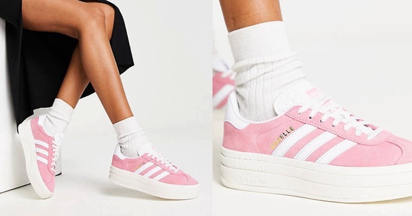 adidas Originals GAZELLE BOLD櫻花粉，NT$4,090