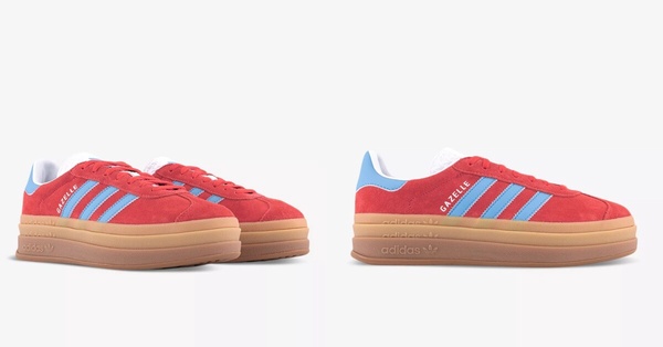adidas Originals GAZELLE BOLD紅藍拼接，價格店洽