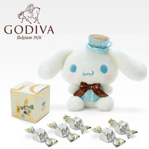 可愛爆擊！Godiva x 三麗鷗「情人節限定」新上市，KITTY、酷洛米、大耳狗、美樂蒂必收