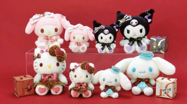 可愛爆擊！Godiva x 三麗鷗「情人節限定」新上市，KITTY、酷洛米、大耳狗、美樂蒂必收