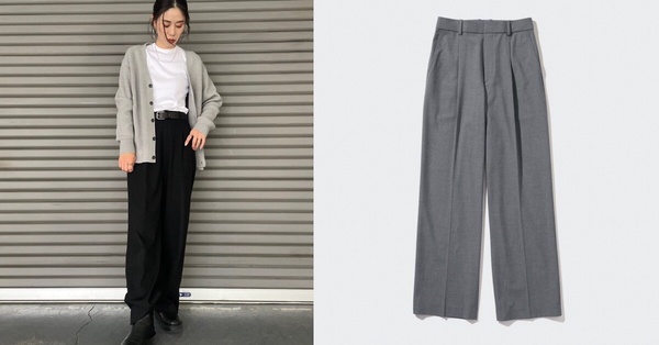 UNIQLO 2023日本熱銷排行榜TOP3：打褶寬褲，NT$990