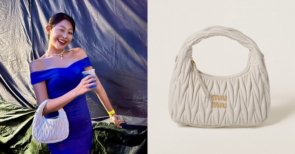 Miu Miu Wander Matelassé 納帕皮革半月形手袋，NT$83,000