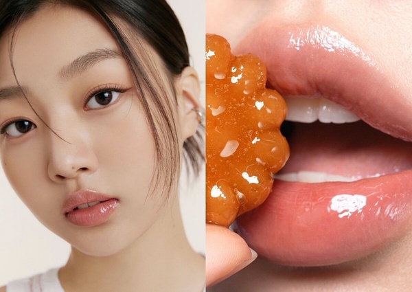 韓女漫畫妝重點，腮紅+唇配色