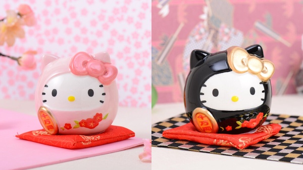 KITTY達摩必收！7-11「HELLOKITTY周邊」開賣，KITTY達摩撲滿&amp;amp;擺飾、行李箱、紅包太萌