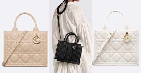 Dior Book Tote全新「藤格紋肩帶款」剛上架就賣翻！官網尺寸＋價格整理，奶茶色必收！