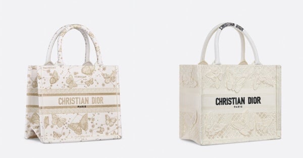 Dior Book Tote全新「藤格紋肩帶款」剛上架就賣翻！官網尺寸＋價格整理，奶茶色必收！