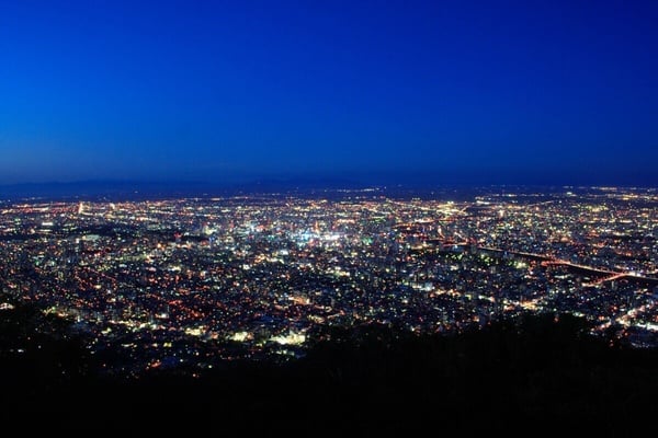 北海道景點推薦1：藻岩山夜景