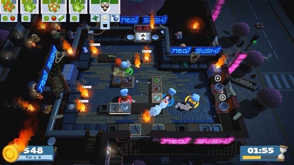 2024必玩Switch遊戲推薦3：胡鬧廚房 Overcooked