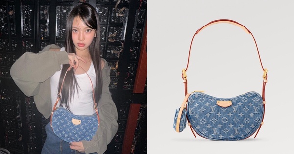 2024最新「老花精品包」推薦2：Louis Vuitton Croissant MM，NT$109,000