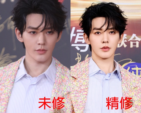 微博之夜18位陸劇明星精修vs未修！熱巴美胸太惹火，虞書欣被說修很大，趙露思腿修長了