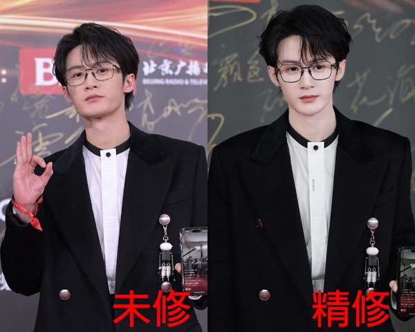 微博之夜18位陸劇明星精修vs未修！熱巴美胸太惹火，虞書欣被說修很大，趙露思腿修長了