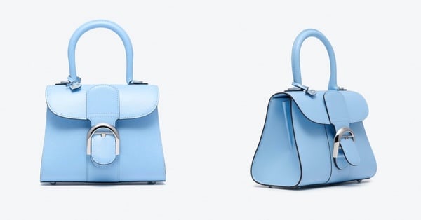 2024寶寶藍精品包推薦6：DELVAUX Brillant迷你手提包，NT$215,700