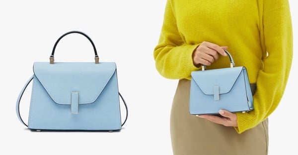 2024寶寶藍精品包推薦7：Valextra Iside Crossbody Micro Bag，NT$115,000